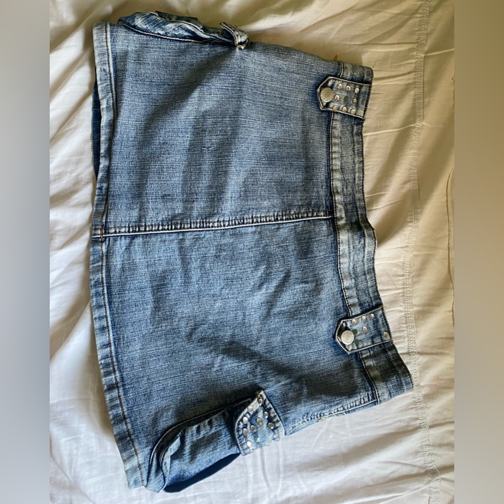 Funhouse Vintage Denim Skirt